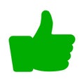 Thumb up, i like it, Yes icon Royalty Free Stock Photo
